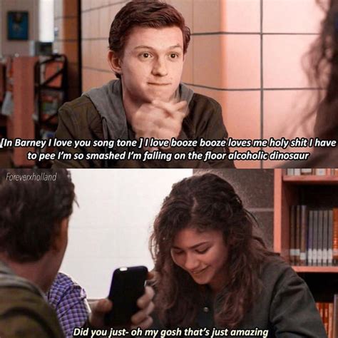 zendaya tom holland meme